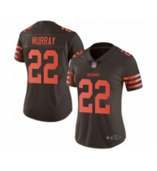 Women's Cleveland Browns #22 Eric Murray Limited Brown Rush Vapor Untouchable Football Jersey