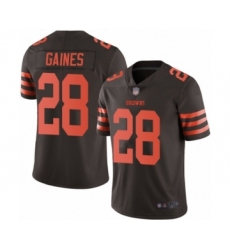 Youth Cleveland Browns #28 Phillip Gaines Limited Brown Rush Vapor Untouchable Football Jersey