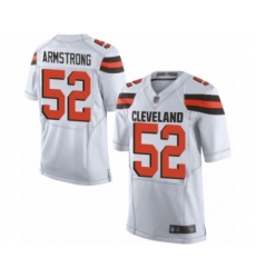 Men's Cleveland Browns #52 Ray-Ray Armstrong Elite White Football Jersey