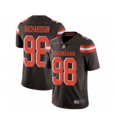 Men's Cleveland Browns #98 Sheldon Richardson Brown Team Color Vapor Untouchable Limited Player Football Jersey