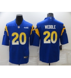 Men's Los Angeles Rams #20 Eric Weddle Blue Vapor Untouchable Limited Player Jersey
