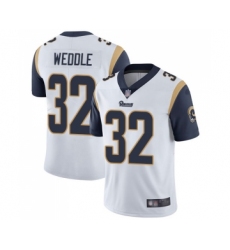 Men's Los Angeles Rams #32 Eric Weddle White Vapor Untouchable Limited Player Football Jersey