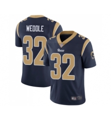 Youth Los Angeles Rams #32 Eric Weddle Navy Blue Team Color Vapor Untouchable Limited Player Football Jersey