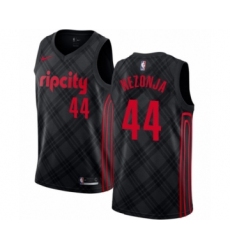 Women's Portland Trail Blazers #44 Mario Hezonja Swingman Black Basketball Jersey - City Edition