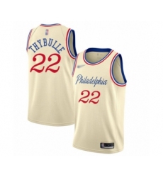 Youth Philadelphia 76ers #22 Mattise Thybulle Swingman Cream Basketball Jersey - 2019 20 City Edition