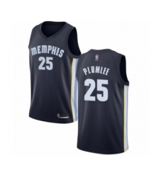 Youth Memphis Grizzlies #25 Miles Plumlee Swingman Navy Blue Basketball Jersey - Icon Edition