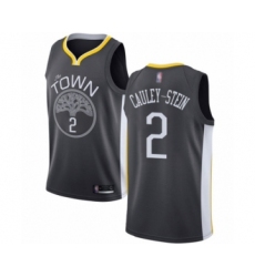 Youth Golden State Warriors #2 Willie Cauley-Stein Swingman Black Basketball Jersey - Statement Edition