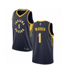 Youth Indiana Pacers #1 T.J. Warren Swingman Navy Blue Basketball Jersey - Icon Edition