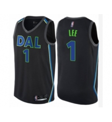 Youth Dallas Mavericks #1 Courtney Lee Swingman Black Basketball Jersey - City Edition