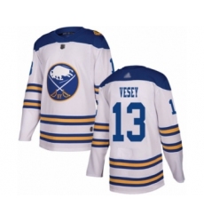 Youth Buffalo Sabres #13 Jimmy Vesey Authentic White 2018 Winter Classic Hockey Jersey