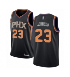 Men's Phoenix Suns #23 Cameron Johnson Authentic Black Basketball Jersey Statement Edition