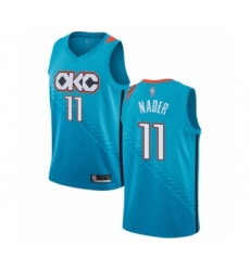 Youth Oklahoma City Thunder #11 Abdel Nader Swingman Turquoise Basketball Jersey - City Edition