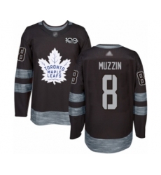 Men's Toronto Maple Leafs #8 Jake Muzzin Authentic Red Alternate Hockey Jersey