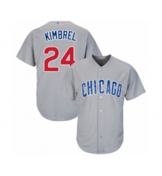 Youth Chicago Cubs #24 Craig Kimbrel Authentic Grey Road Cool Base Baseball Player Jersey