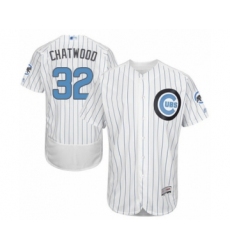 Men's Chicago Cubs #32 Tyler Chatwood Authentic White 2016 Father's Day Fashion Flex Base Baseball Player Jersey