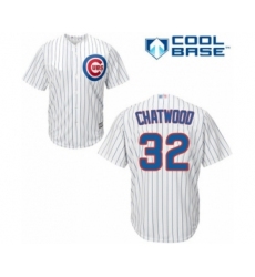 Youth Chicago Cubs #32 Tyler Chatwood Authentic White Home Cool Base Baseball Player Jersey