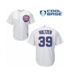 Youth Chicago Cubs #39 Danny Hultzen Authentic White Home Cool Base Baseball Player Jersey