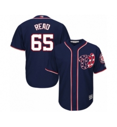 Youth Washington Nationals #65 Raudy Read Authentic Navy Blue Alternate 2 Cool Base Baseball Player Jersey