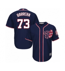Youth Washington Nationals #73 Tres Barrera Authentic Navy Blue Alternate 2 Cool Base Baseball Player Jersey