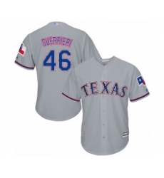 Youth Texas Rangers #46 Taylor Guerrieri Authentic Grey Road Cool Base Baseball Player Jersey