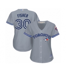 Women's Toronto Blue Jays #30 Anthony Alford Authentic Grey Road Baseball Player Jersey