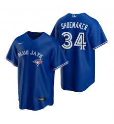 Men's Nike Toronto Blue Jays #34 Matt Shoemaker Royal Alternate Stitched Baseball Jersey