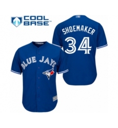 Youth Toronto Blue Jays #34 Matt Shoemaker Authentic Blue Alternate Baseball Player Jersey