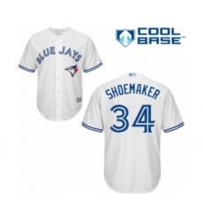 Youth Toronto Blue Jays #34 Matt Shoemaker Authentic White Home Baseball Player Jersey