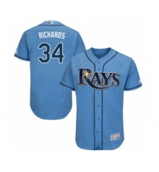 Men's Tampa Bay Rays #34 Trevor Richards Columbia Alternate Flex Base Authentic Collection Baseball Player Jersey