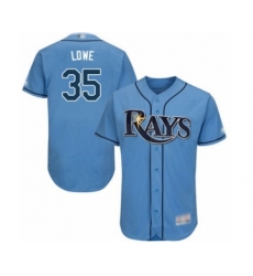 Men's Tampa Bay Rays #35 Nate Lowe Columbia Alternate Flex Base Authentic Collection Baseball Player Jersey