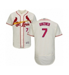 Men's St. Louis Cardinals #7 Andrew Knizner Cream Alternate Flex Base Authentic Collection Baseball Player Jersey