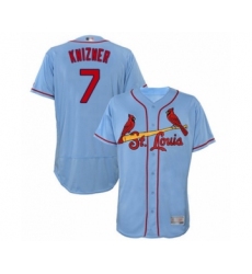 Men's St. Louis Cardinals #7 Andrew Knizner Light Blue Alternate Flex Base Authentic Collection Baseball Player Jersey