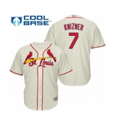 Youth St. Louis Cardinals #7 Andrew Knizner Authentic Cream Alternate Cool Base Baseball Player Jersey