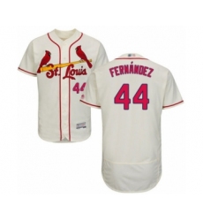 Men's St. Louis Cardinals #44 Junior Fernandez Cream Alternate Flex Base Authentic Collection Baseball Player Jersey