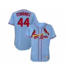 Men's St. Louis Cardinals #44 Junior Fernandez Light Blue Alternate Flex Base Authentic Collection Baseball Player Jersey