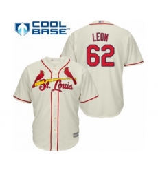 Youth St. Louis Cardinals #62 Daniel Ponce de Leon Authentic Cream Alternate Cool Base Baseball Player Jersey