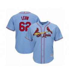 Youth St. Louis Cardinals #62 Daniel Ponce de Leon Authentic Light Blue Alternate Cool Base Baseball Player Jersey
