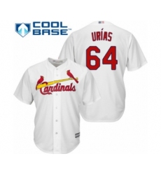 Youth St. Louis Cardinals #64 Ramon Urias Authentic White Home Cool Base Baseball Player Jersey