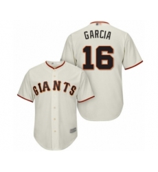 Youth San Francisco Giants #16 Aramis Garcia Authentic Cream Home Cool Base Baseball Player Jersey