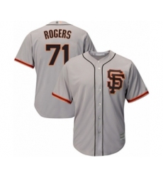 Youth San Francisco Giants #71 Tyler Rogers Authentic Grey Road 2 Cool Base Baseball Player Jersey