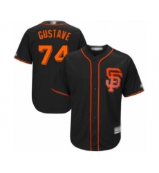 Youth San Francisco Giants #74 Jandel Gustave Authentic Black Alternate Cool Base Baseball Player Jersey