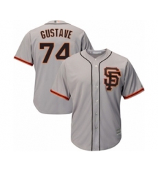 Youth San Francisco Giants #74 Jandel Gustave Authentic Grey Road 2 Cool Base Baseball Player Jersey