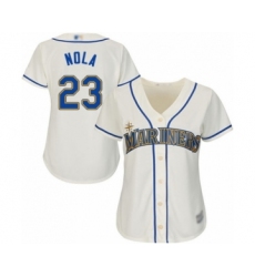 Women's Seattle Mariners #23 Austin Nola Authentic Cream Alternate Cool Base Baseball Player Jersey