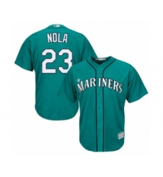 Youth Seattle Mariners #23 Austin Nola Authentic Teal Green Alternate Cool Base Baseball Player Jersey
