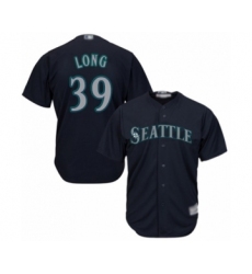 Youth Seattle Mariners #39 Shed Long Authentic Navy Blue Alternate 2 Cool Base Baseball Player Jersey