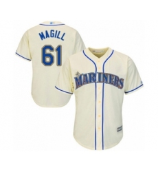 Youth Seattle Mariners #61 Matt Magill Authentic Cream Alternate Cool Base Baseball Player Jersey