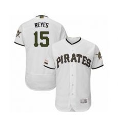 Men's Pittsburgh Pirates #15 Pablo Reyes White Alternate Authentic Collection Flex Base Baseball Player Jersey