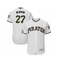 Men's Pittsburgh Pirates #27 Kevin Newman White Alternate Authentic Collection Flex Base Baseball Player Jersey