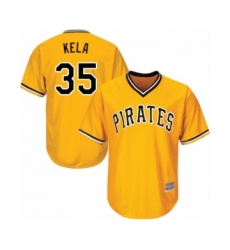 Youth Pittsburgh Pirates #35 Keone Kela Authentic Gold Alternate Cool Base Baseball Player Jersey