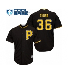 Youth Pittsburgh Pirates #36 Jose Osuna Authentic Black Alternate Cool Base Baseball Player Jersey